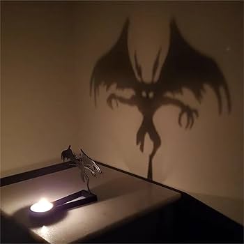 Shadow Monster Tea Light Candle Holder