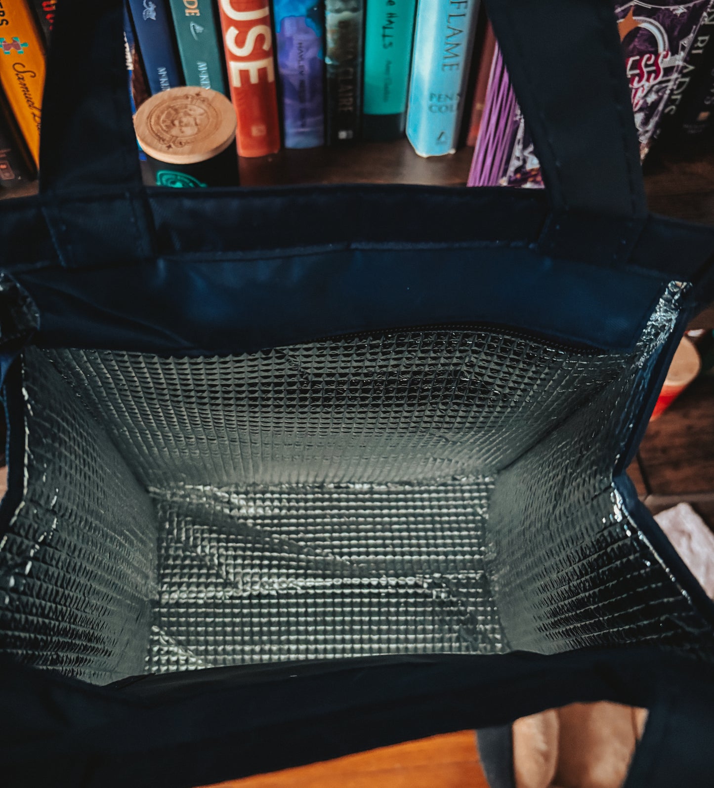 The Reader - Skeleton Tarot Card Lunch Bag