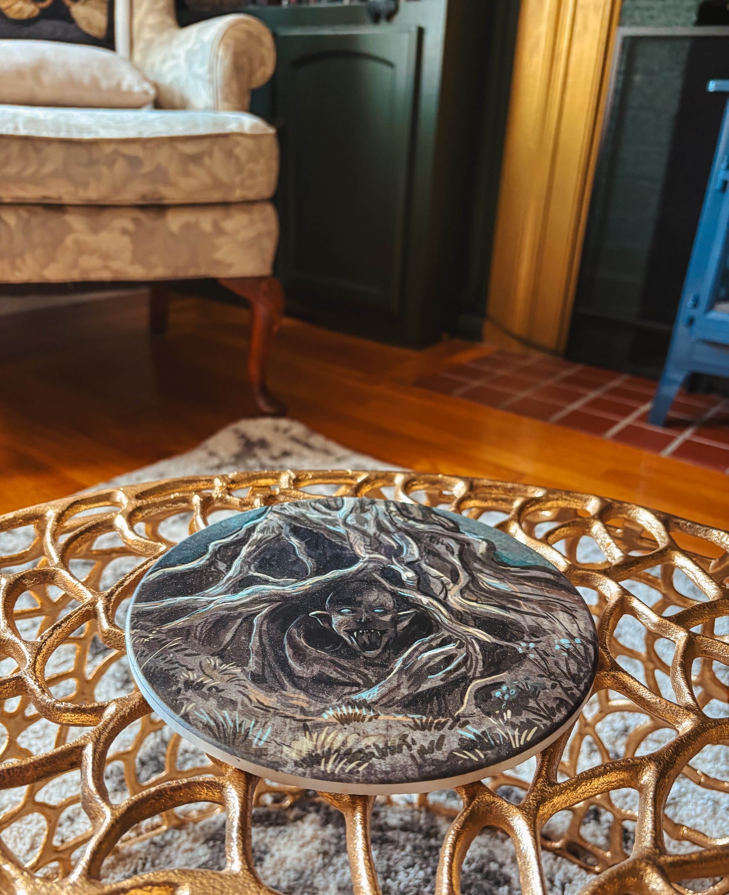 Seed Inspired Ceramic Hot Plate Tile