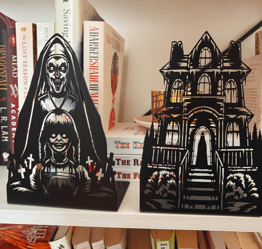 Haunted House & Conjuring Bookends