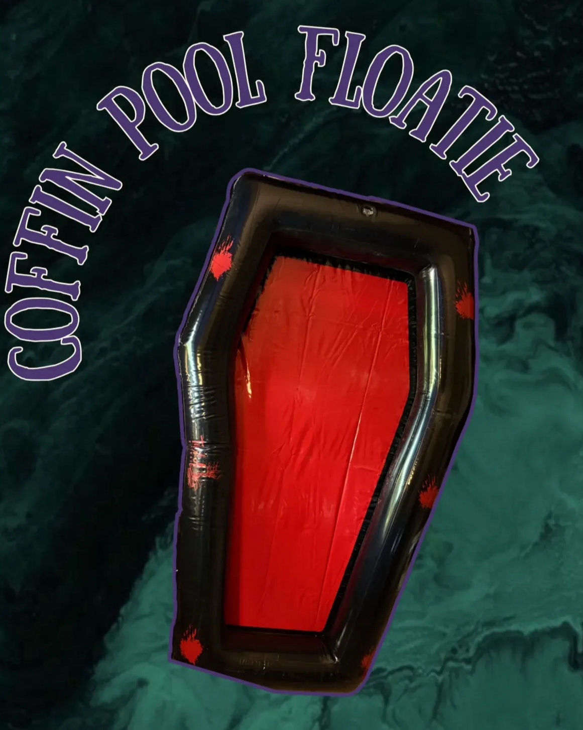 Coffin Pool Float For Beverages