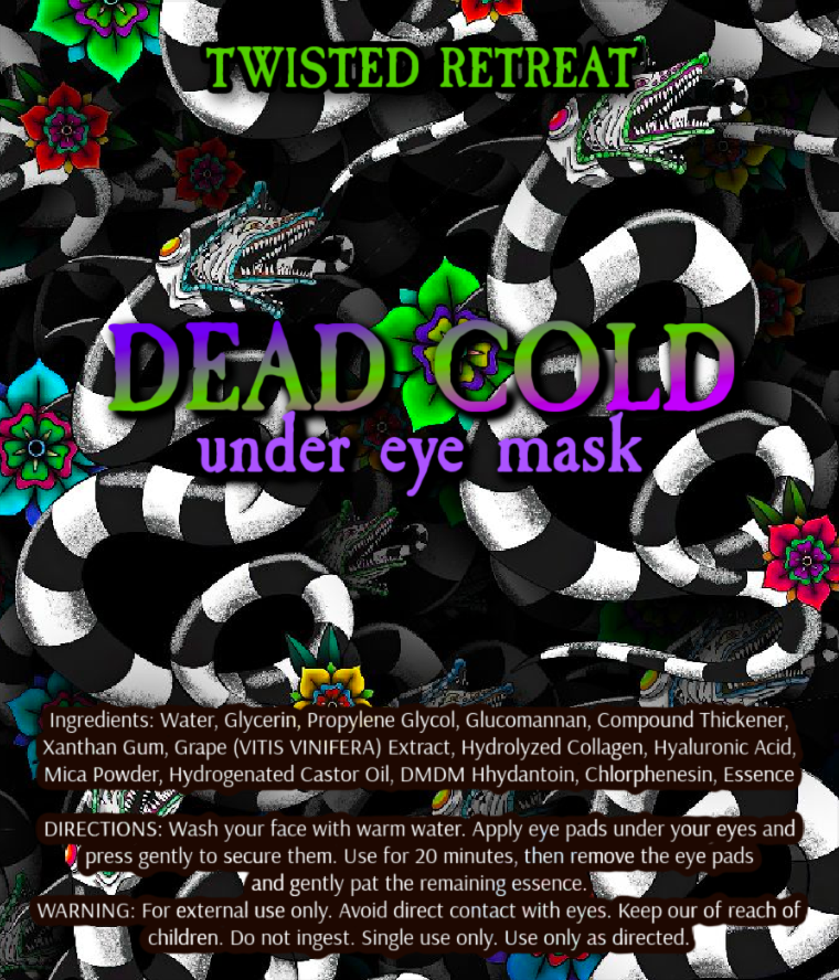 Beetlejuice Under Eye Mask