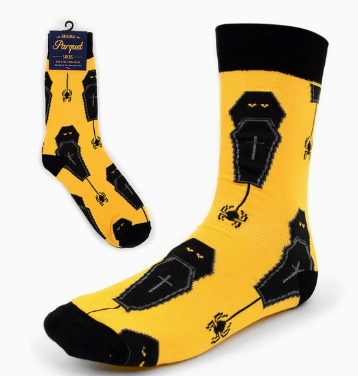 Gothic Coffin Spider Socks