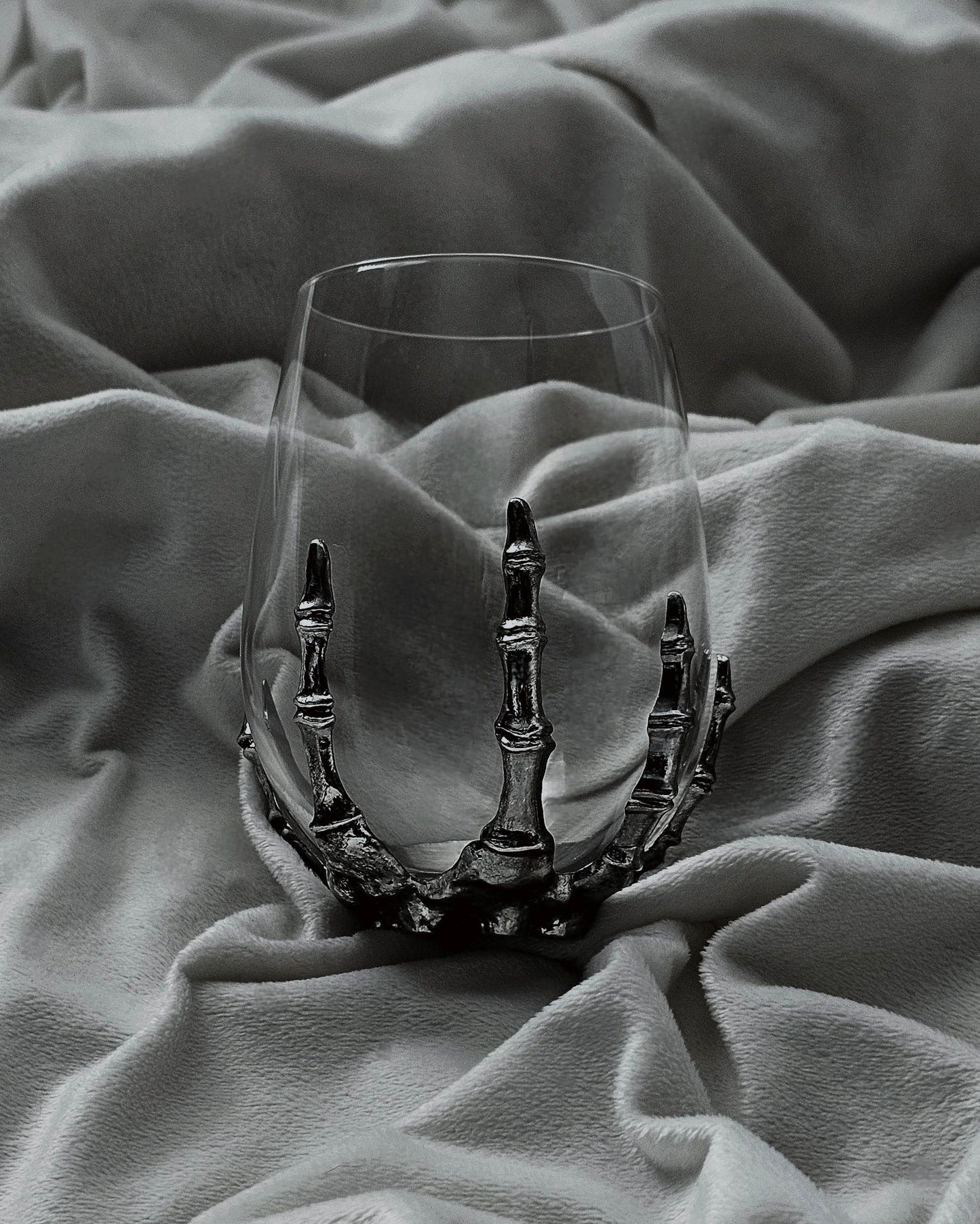 Skeleton Hand Wine Goblet