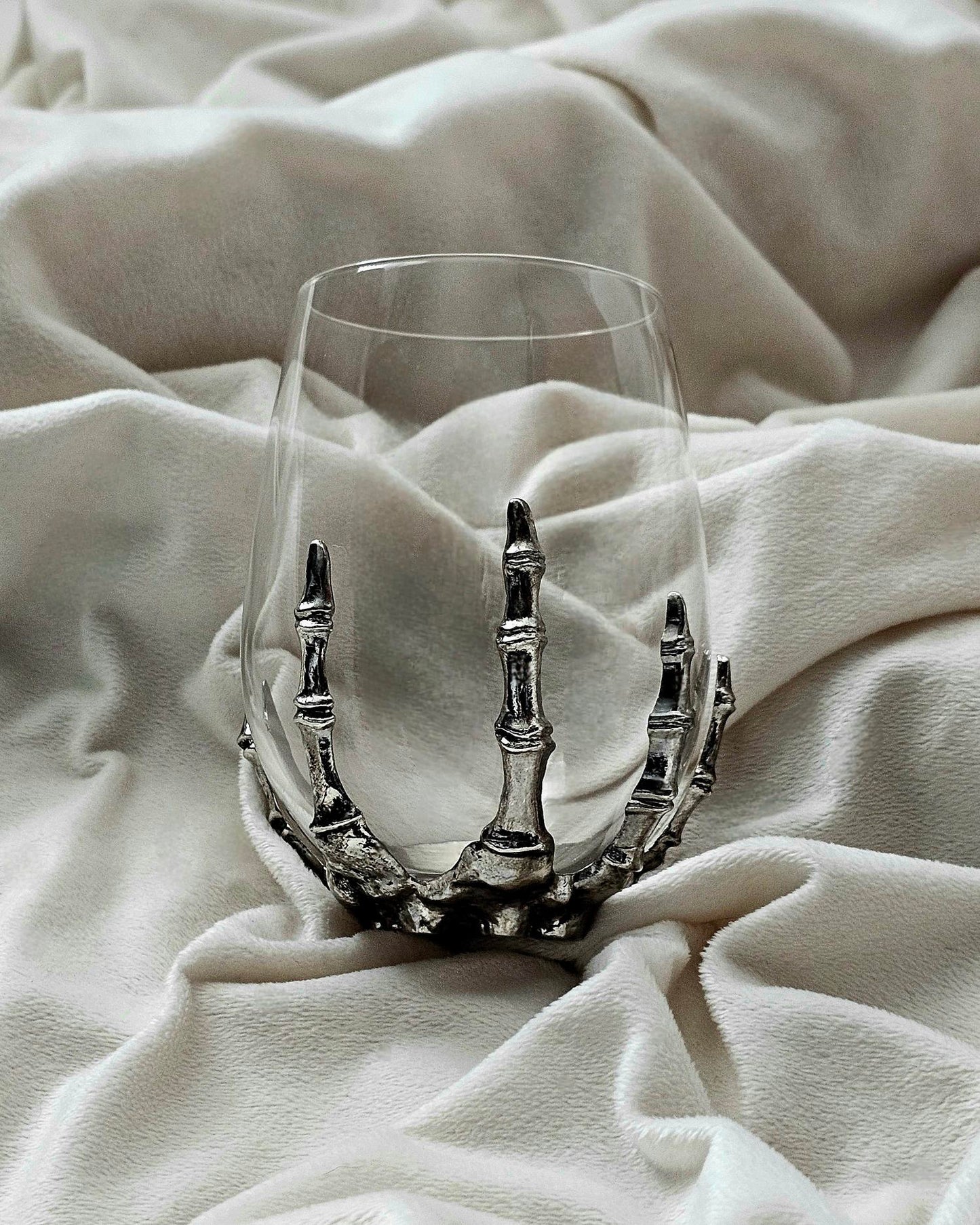 Skeleton Hand Wine Goblet