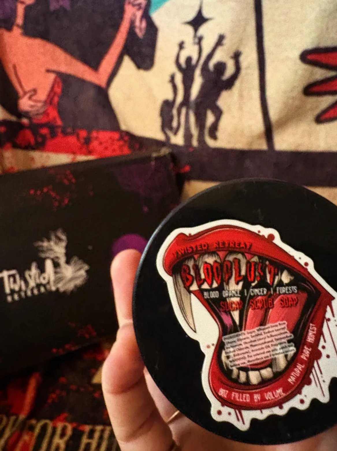 8oz Blood Lust Sugar Scrub Soap