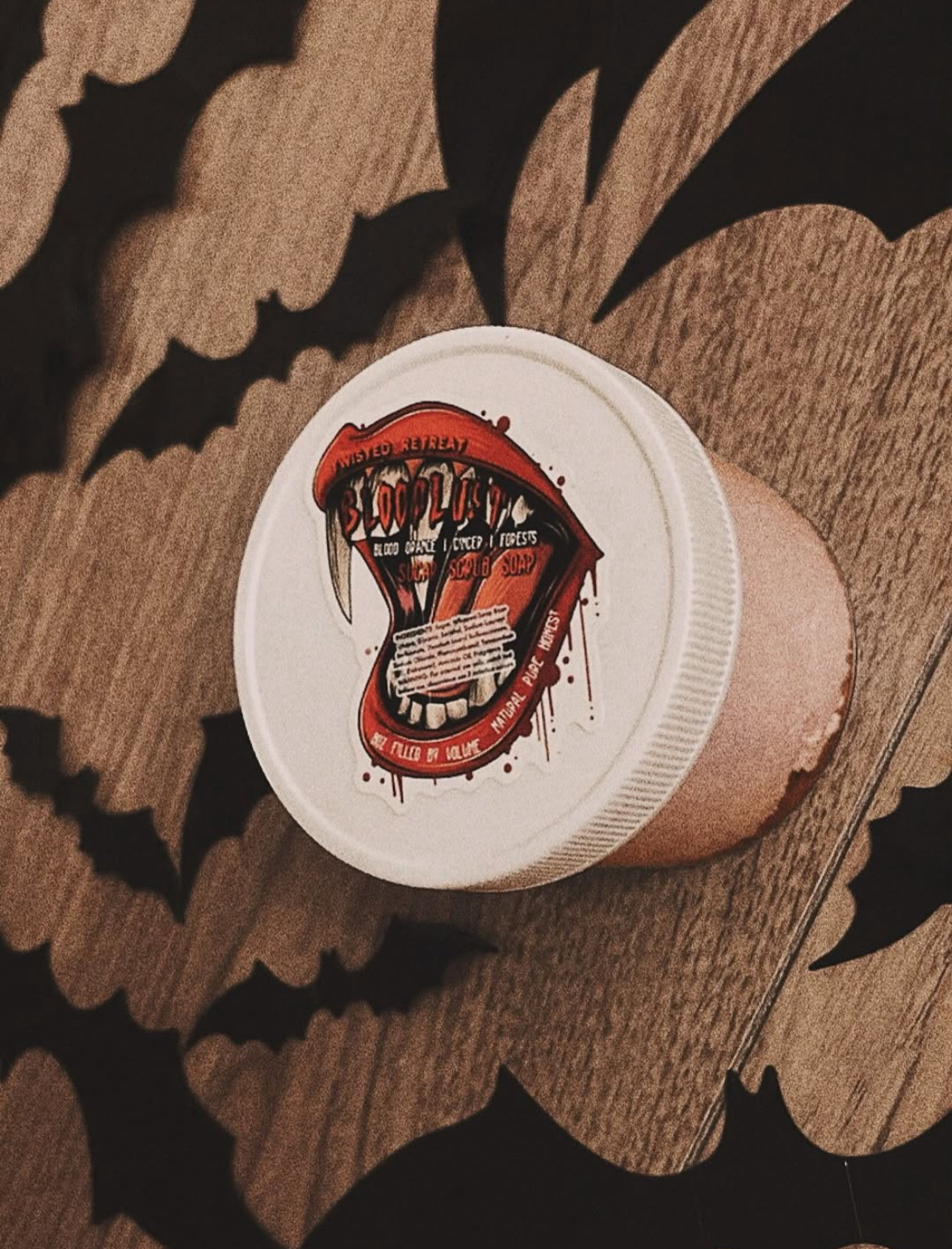 8oz Blood Lust Sugar Scrub Soap