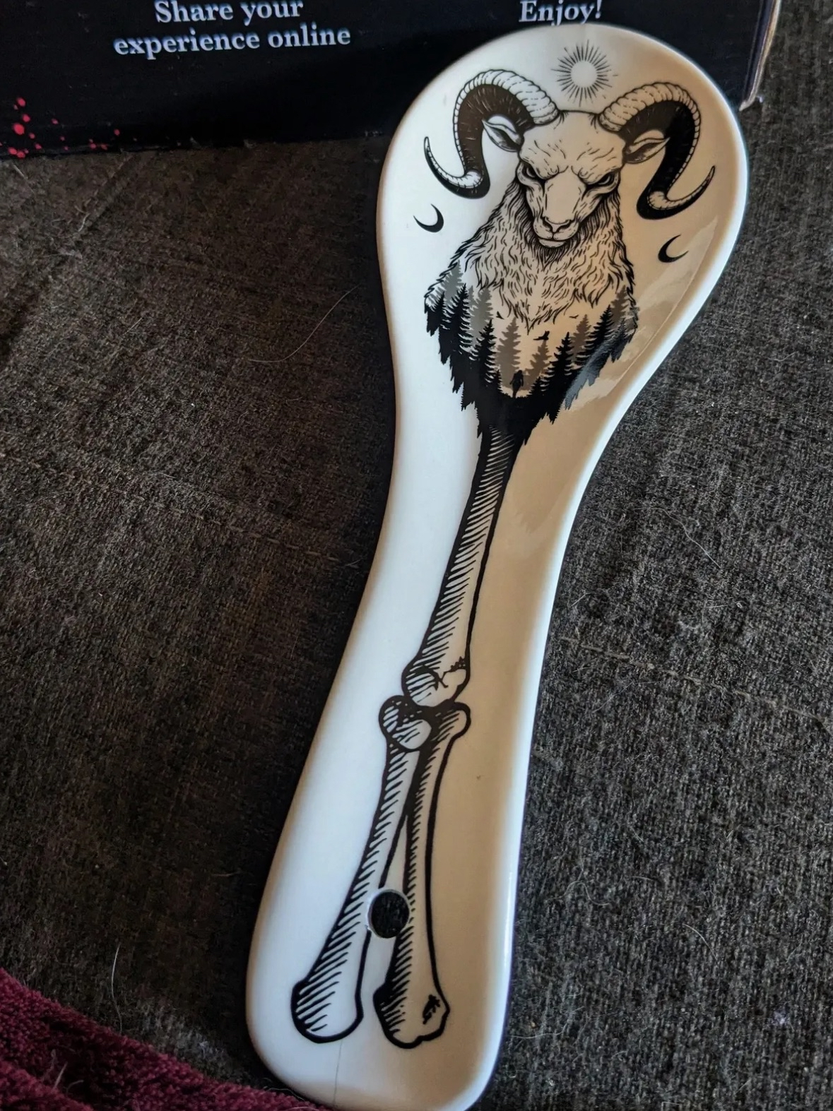The VVitch Inspired Ceramic Spoon Rest