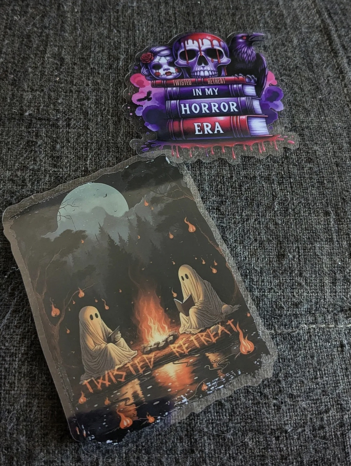 Set of Horror Window Clings For Car