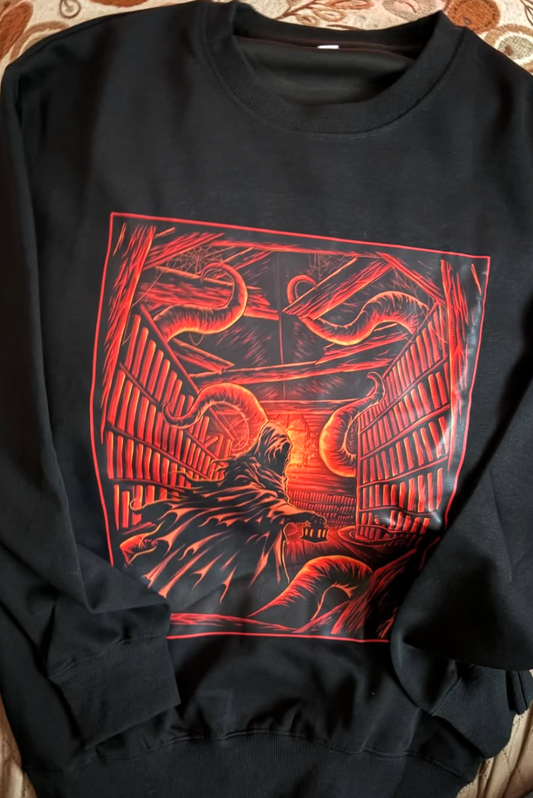 Haunted Library Crewneck Sweatshirt