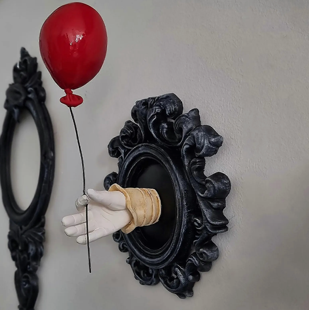 IT Pennywise Hand with Balloon 3D Wall Art
