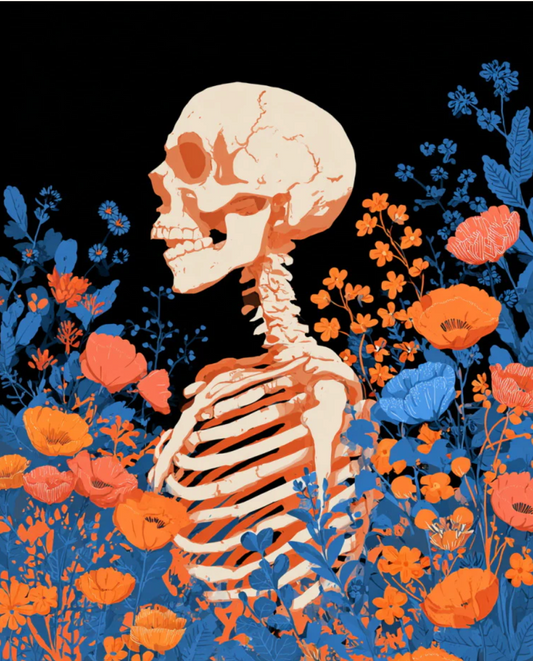 Skeleton Paint by Number Kit