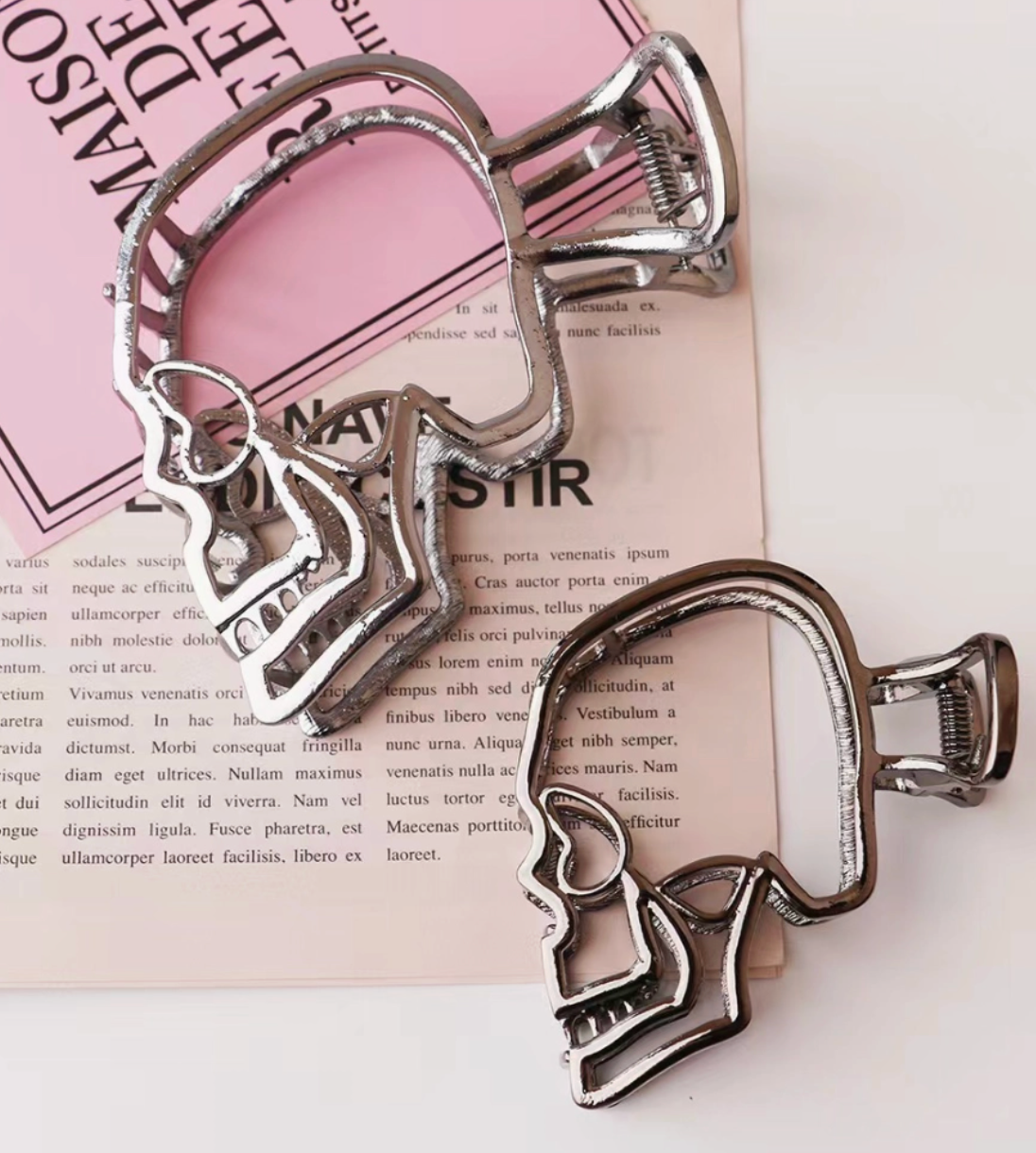 Skull Claw Clip