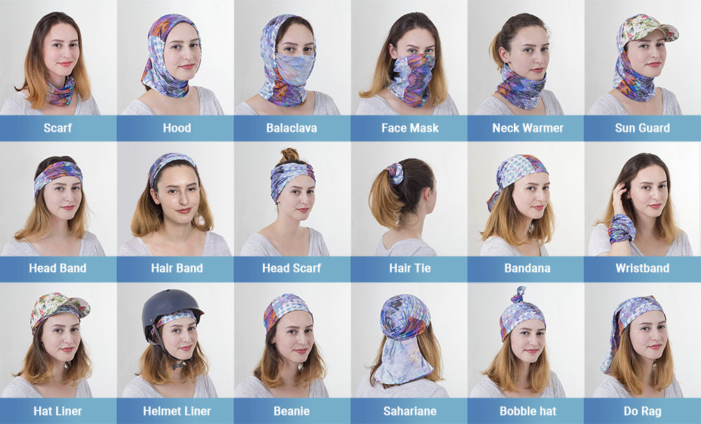 Set of 2 Neck Buffs/Headbands
